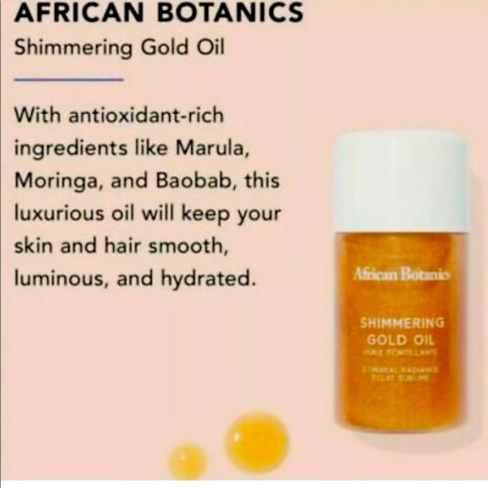 Shimmering oil